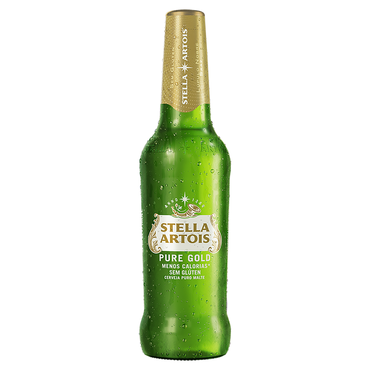 Cerveja Puro Malte Pure Gold Stella Artois Garrafa 330ml