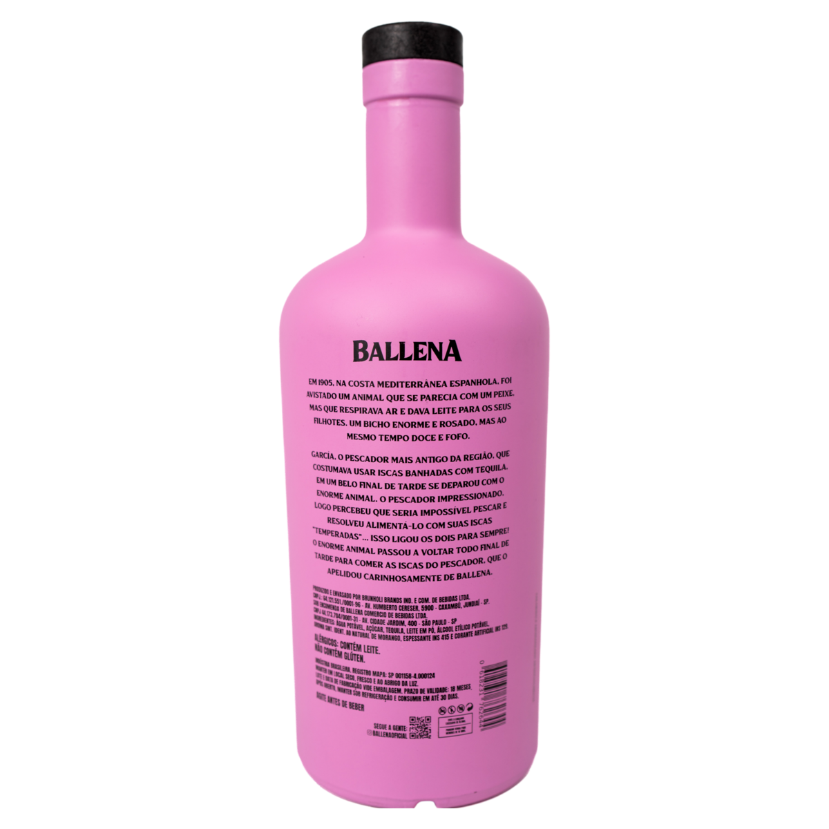 Licor Fino Ballena Morango com Tequila 750ml