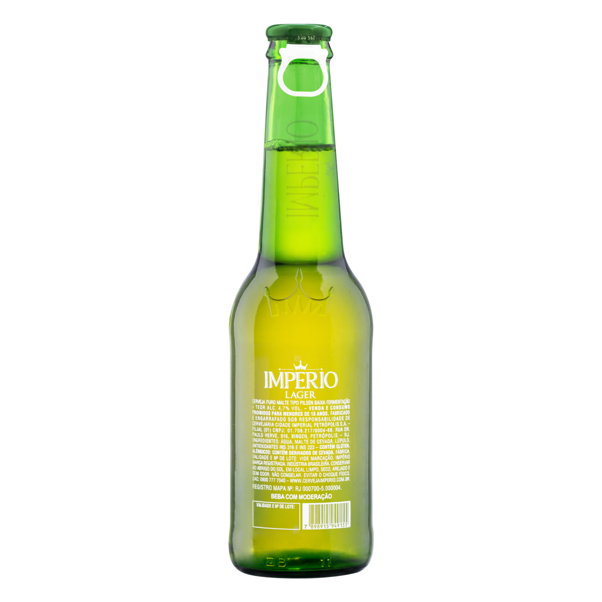 Cerveja Lager Puro Malte Império Garrafa 275ml