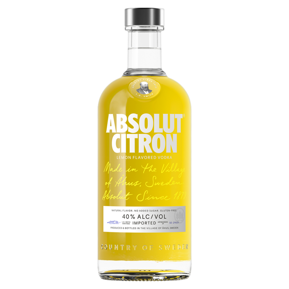 Vodka Destilada Saborizada Citron Absolut Garrafa 750ml