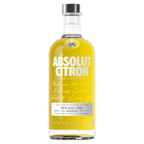 Vodka Destilada Saborizada Citron Absolut Garrafa 750ml