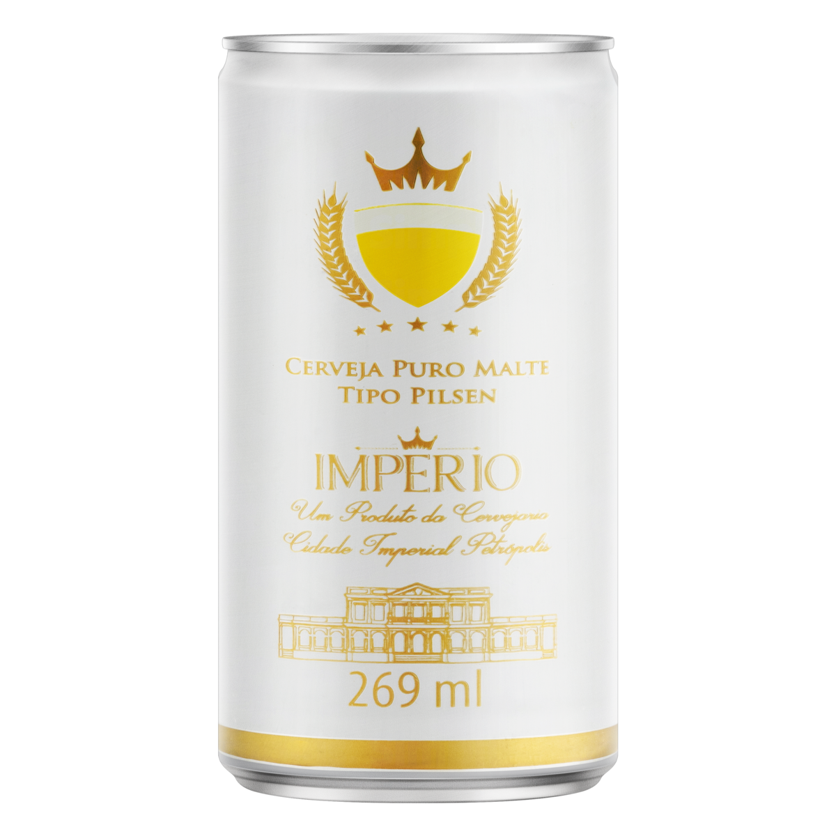 Cerveja Pilsen Puro Malte Império Lata 269ml