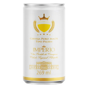 Cerveja Pilsen Puro Malte Império Lata 269ml
