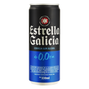 Cerveja Zero Álcool Estrella Galicia Lata 330ml