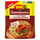 Farofa de Mandioca com Pedaços Crocante Costelinha Defumada Yoki Caseiríssima Pacote 200g