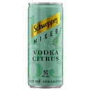 Bebida Mista Alcoólica Gaseificada Vodka Citrus Schweppes Mixed Lata 269ml
