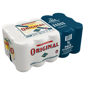 Pack Cerveja Pilsen Antarctica Original Lata 15 Unidades 269ml