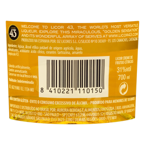 Licor Creme Original 43 Garrafa 700ml