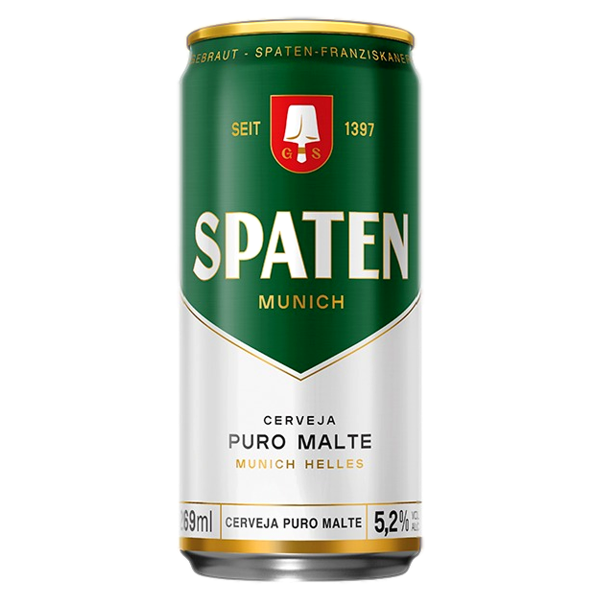 Cerveja Munich Helles Puro Malte Spaten Lata 269ml