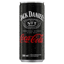 Bebida Mista Alcoólica Gaseificada Old No. 7 Jack Daniels Coca-Cola Lata 269ml