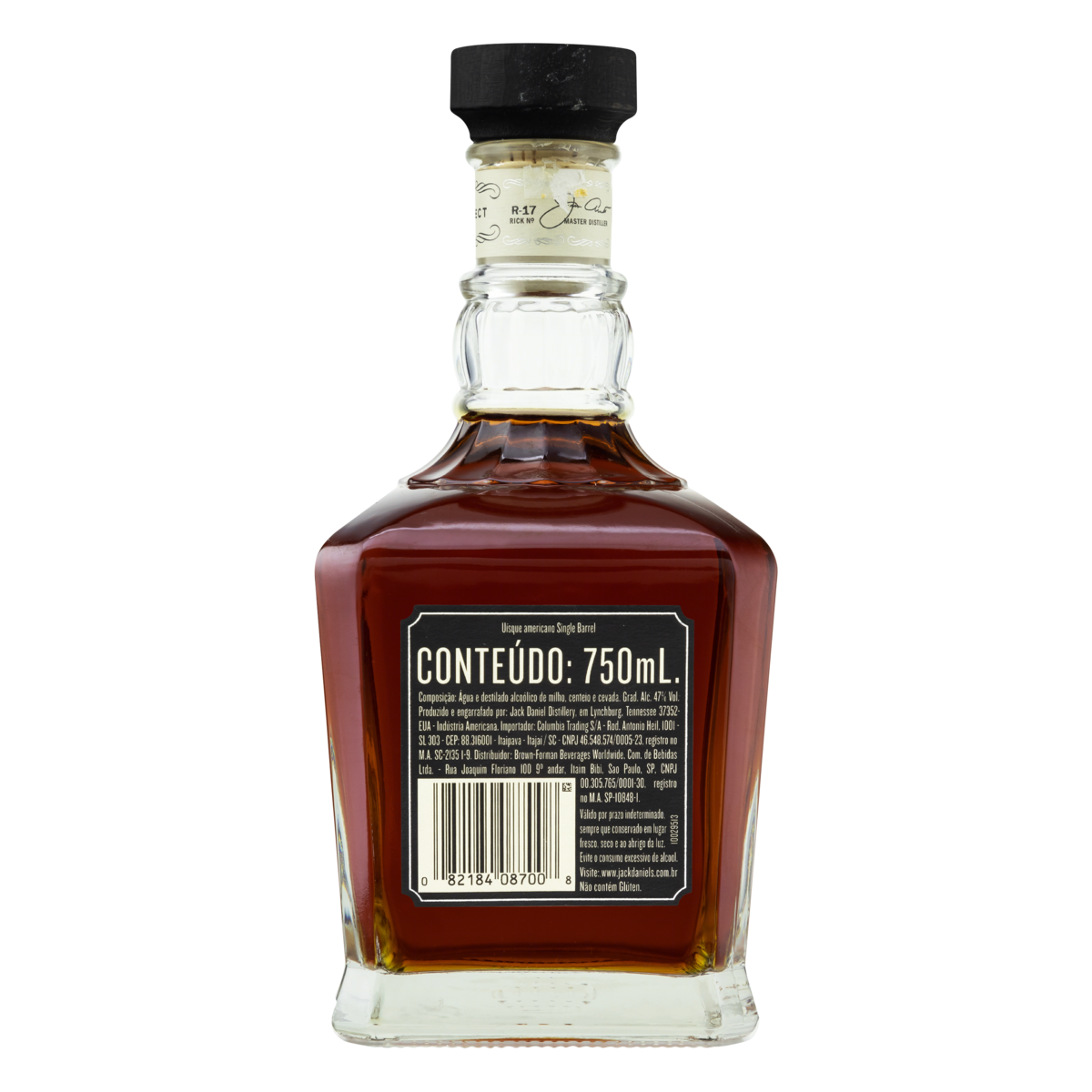 Whisky Americano Single Barrel Select Jack Daniels Garrafa 750ml