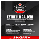 Cerveja Lager Puro Malte Estrella Galicia Lata 350ml
