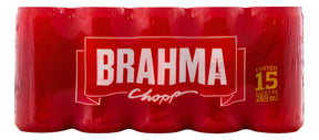 Cerveja Brahma Chopp Lager Lata 269ml Kit 15 Unidades Brasil