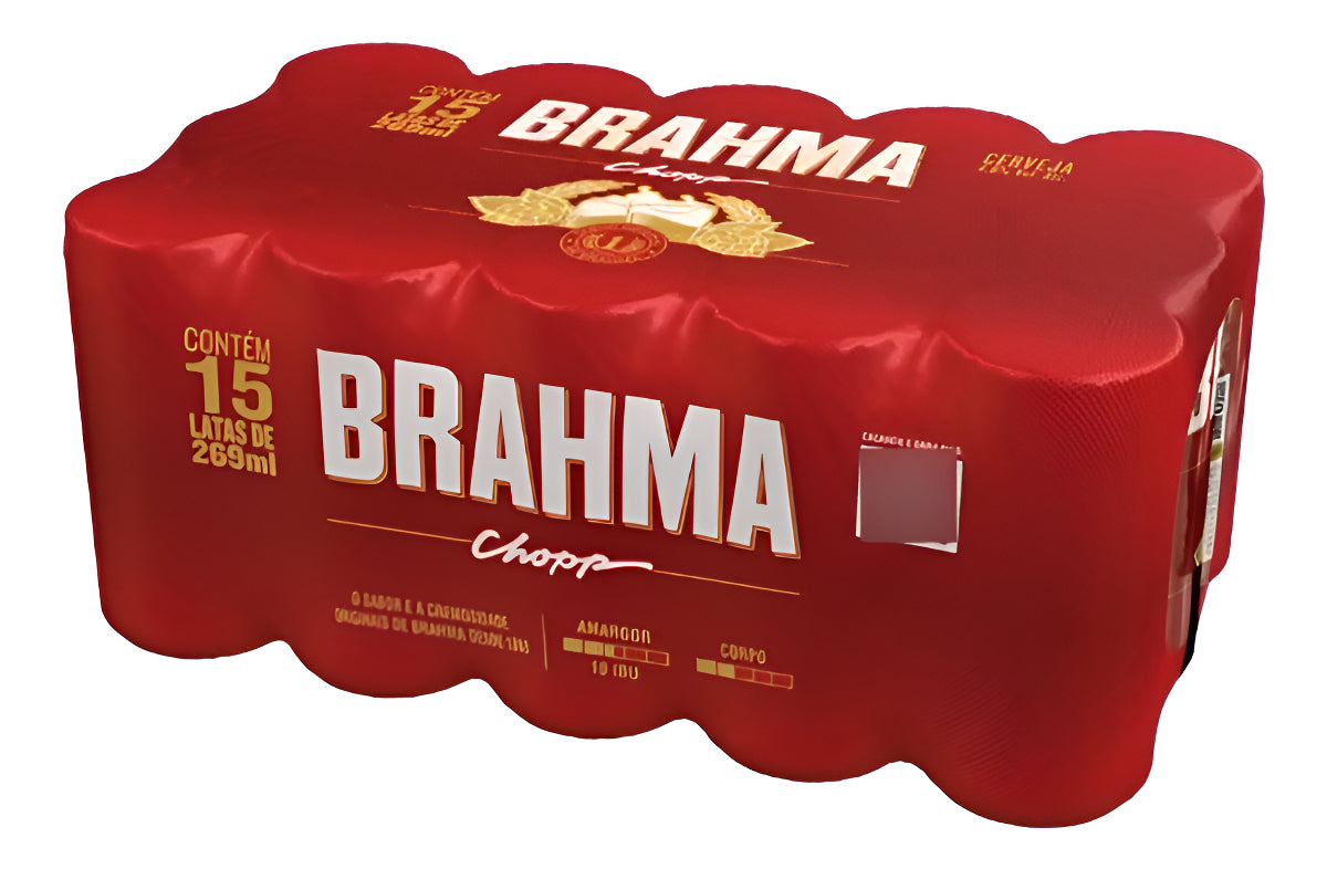Cerveja Brahma Chopp Lager Lata 269ml Kit 15 Unidades Brasil